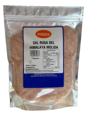 Sal del Himalaya Rosada Molida